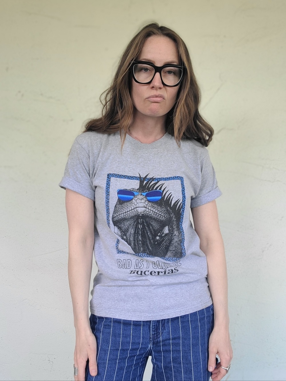 Bad As I Guana Be Novelty T-Shirt S-M